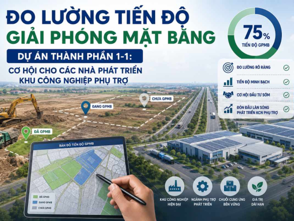 Dự Án Thành Phần 1-1 Đo Lường Tiến Độ Giải Phóng Mặt Bằng