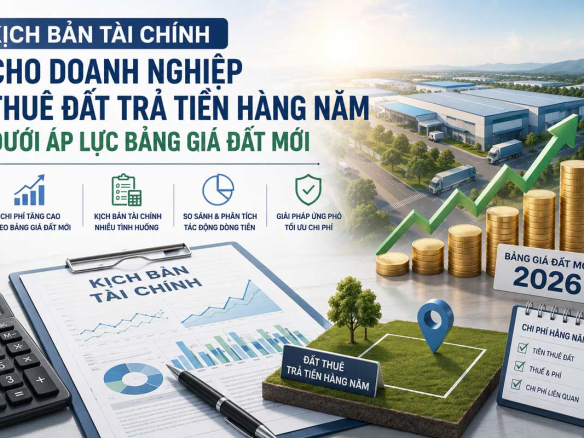 Kịch Bản Tài Chính Cho Doanh Nghiệp Thuê Đất Trả Tiền Hàng Năm