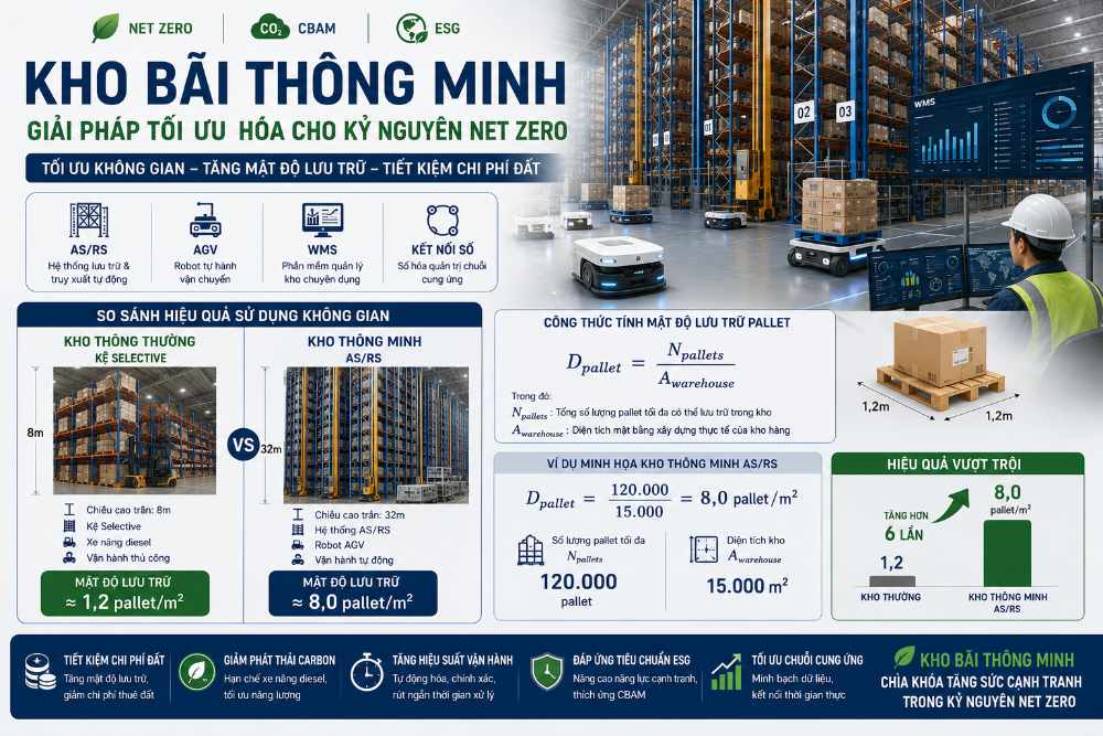 Đánh Giá Cơ Hội Đầu Tư Kho Bãi Thông Minh Tại Vành Đai 4 Bình Dương Nút Giao KCN VSIP 2A - Mỹ Phước 3 3 Nhu cầu tất yếu về kho bãi thông minh và tối ưu hóa mật độ lưu trữ