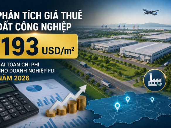 Phân tích Giá thuê đất công nghiệp 2026