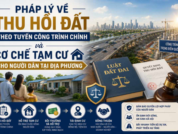 Pháp Lý Về Thu Hồi Đất Theo Tuyến Công Trình Chính Và Cơ Chế Tạm Cư Cho Người Dân Tại Địa Phương