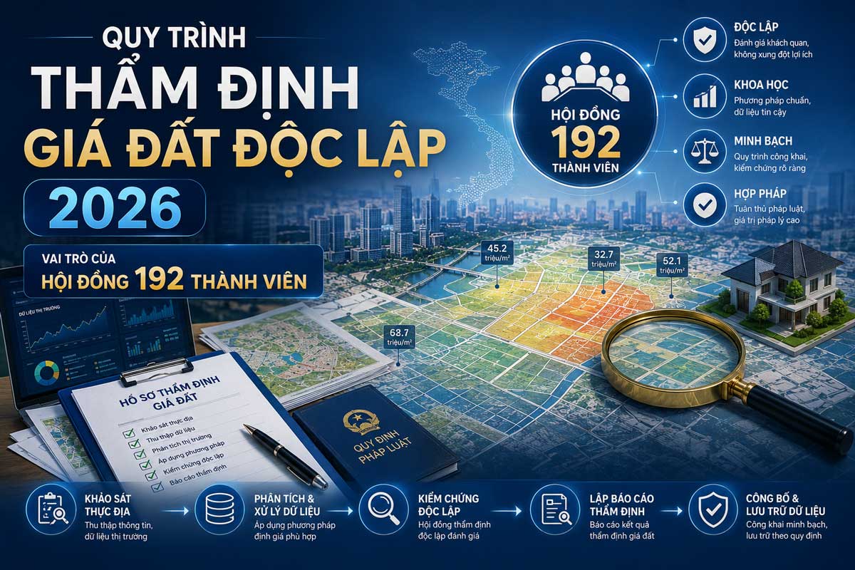 Quy Trình Thẩm Định Giá Đất Độc Lập 2026