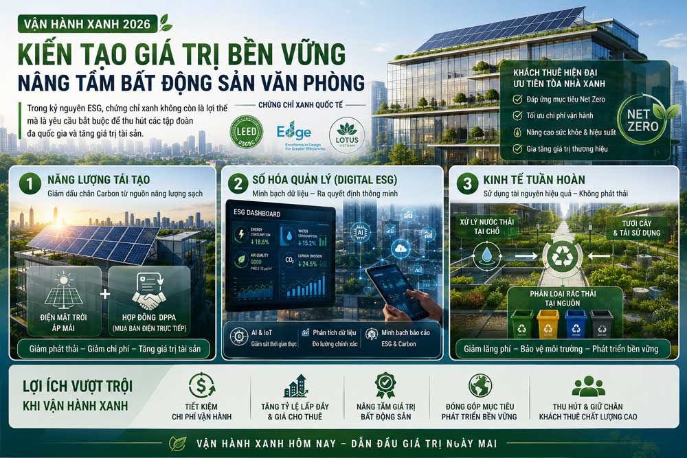 Tại sao Vận hành xanh là xu hướng bắt buộc năm 2026