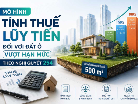 Thuế Lũy Tiến Đối Với Đất Ở Vượt Hạn Mức