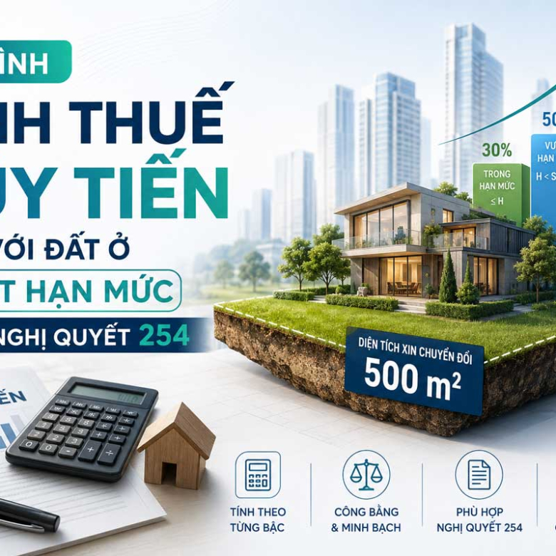 Mô Hình Tính Thuế Lũy Tiến Đối Với Đất Ở Vượt Hạn Mức Theo Nghị Quyết 254