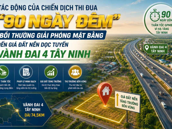 Vành đai 4 Tây Ninh bồi thường đất