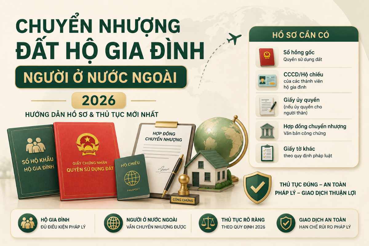 Chuyển Nhượng Đất Hộ Gia Đình Người Ở Nước Ngoài 2026