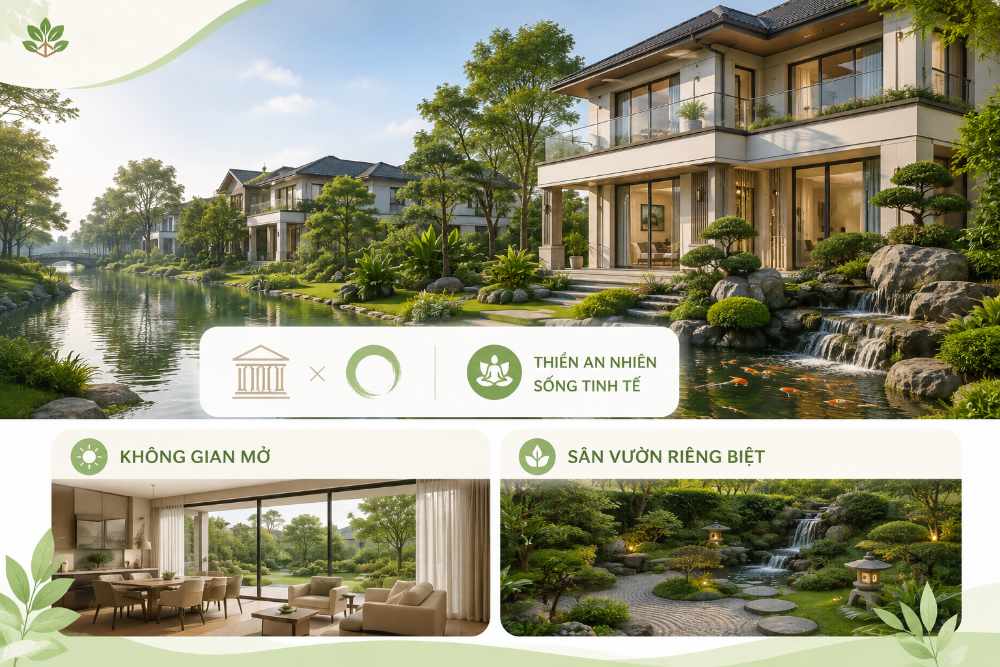 Kiến trúc vườn thiền Vinhomes Saigon Park