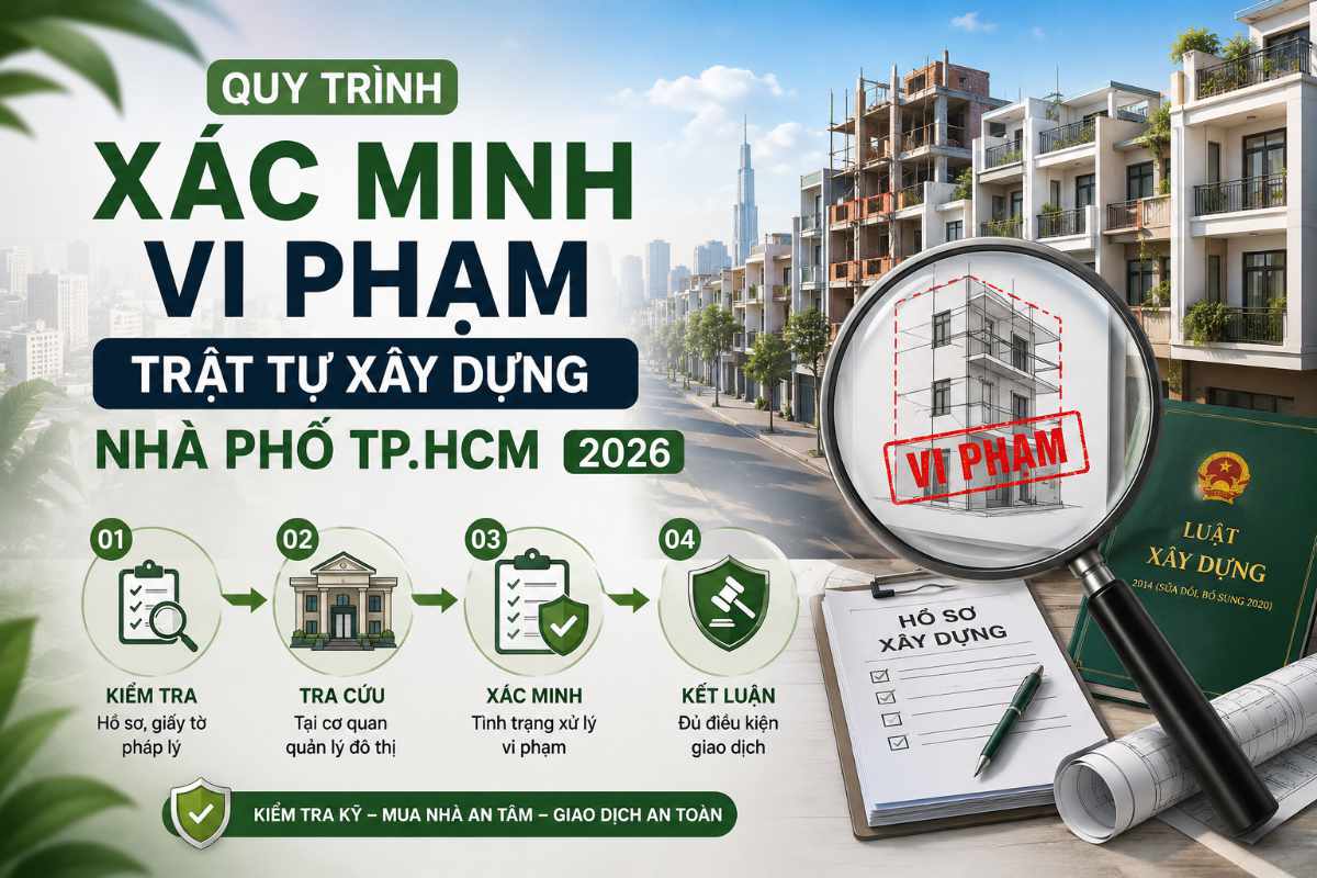 Quy Trình Xác Minh Vi Phạm Trật Tự Xây Dựng Nhà Phố TP.HCM 2026