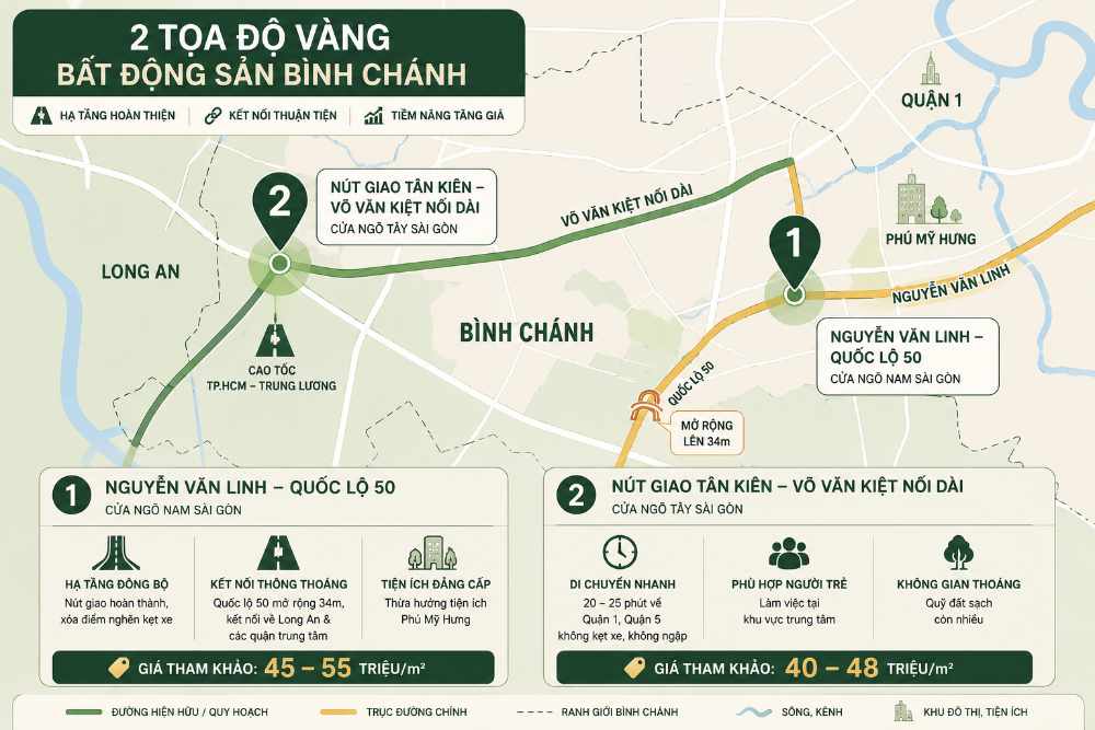 Tọa độ vàng an toàn cho người mua chung cư Bình Chánh để ở thực