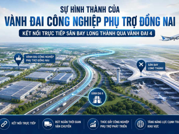 Vành Đai 4 Đồng Nai Thúc Đẩy Công Nghiệp Phụ Trợ Long Thành