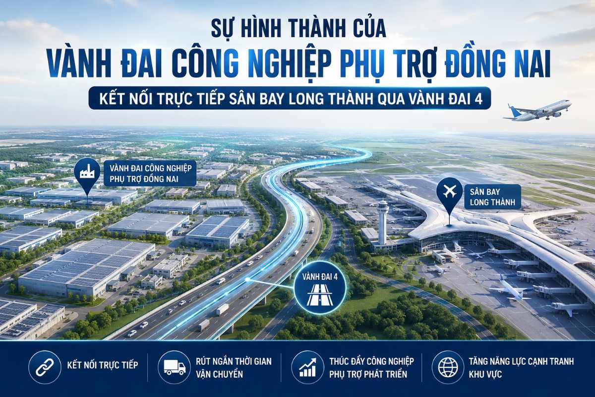 Vành Đai 4 Đồng Nai Thúc Đẩy Công Nghiệp Phụ Trợ Long Thành