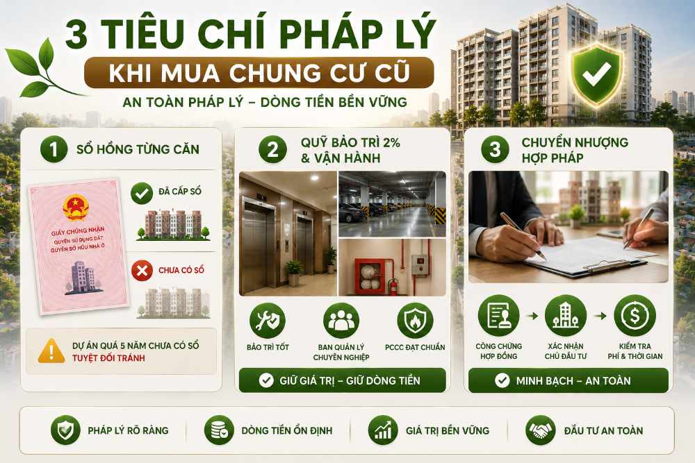 Checklist rà soát pháp lý chung cư cũ Tân Phú tránh rủi ro