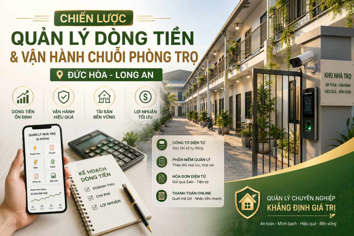 Chiến Lược Vận Hành Chuỗi Phòng Trọ Đức Hòa Long An