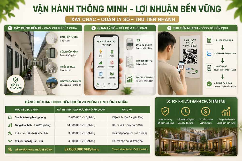Chiến lược tối ưu hóa dòng tiền và giảm thiểu chi phí ẩn trong vận hành