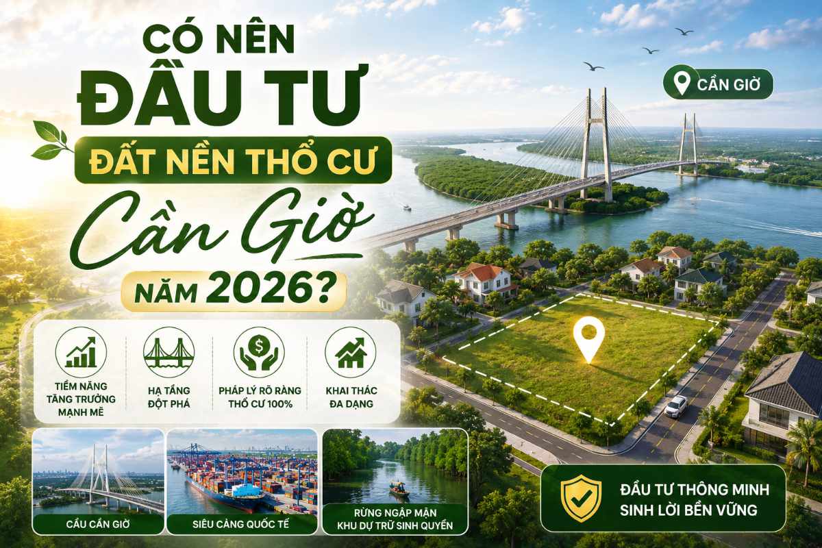 Có Nên Đầu Tư Đất Nền Thổ Cư Cần Giờ Năm 2026