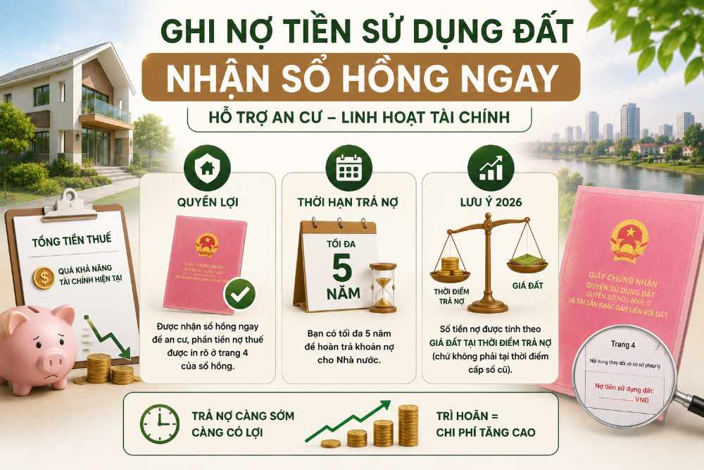 Giải pháp ghi nợ tiền sử dụng đất cho các gia đình khó khăn
