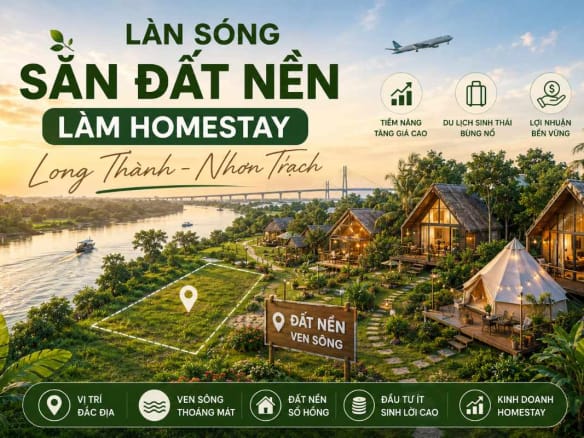Làn Sóng Săn Đất Nền Làm Homestay Long Thành Nhơn Trạch