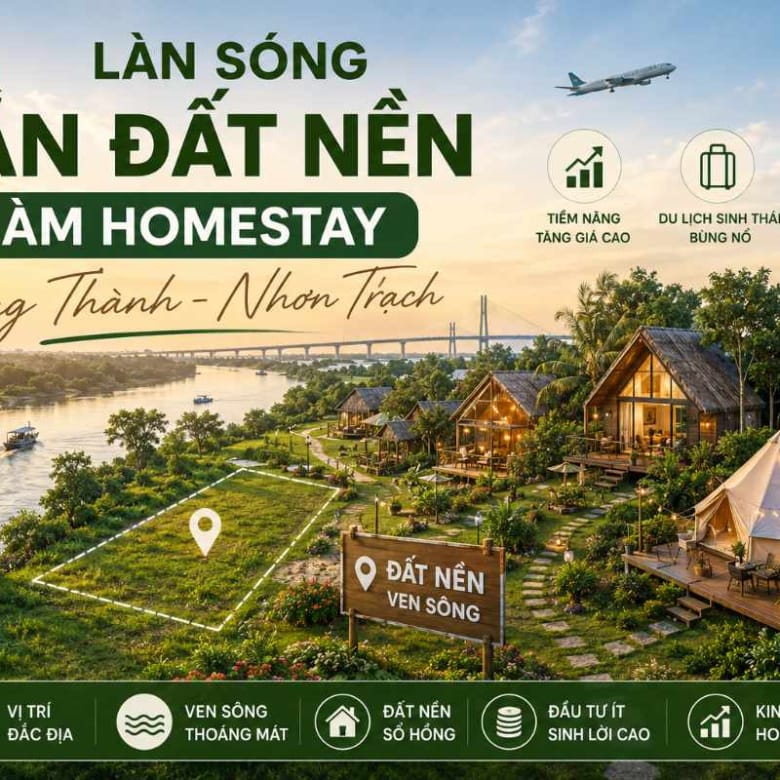 Làn Sóng Săn Đất Nền Làm Homestay Long Thành Nhơn Trạch