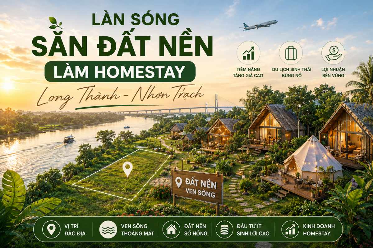 Làn Sóng Săn Đất Nền Làm Homestay Long Thành Nhơn Trạch