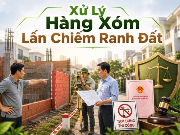 Quy Trình Xử Lý Pháp Lý Khi Bị Hàng Xóm Lấn Chiếm Ranh Đất
