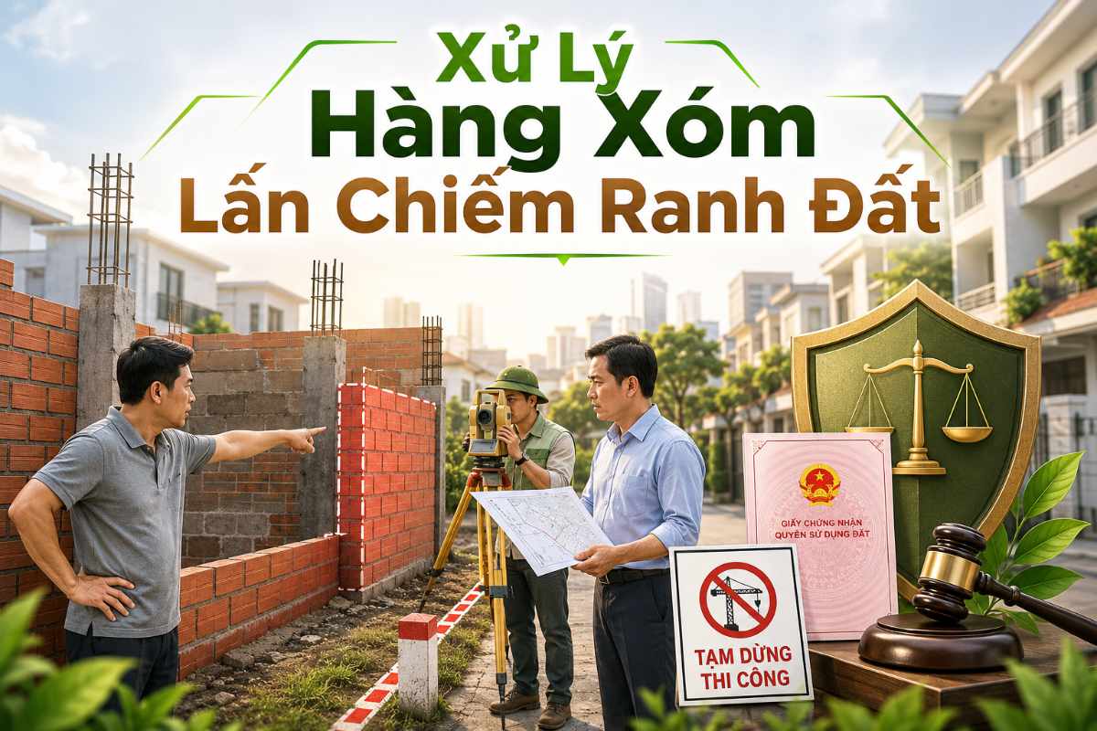 Quy Trình Xử Lý Pháp Lý Khi Bị Hàng Xóm Lấn Chiếm Ranh Đất
