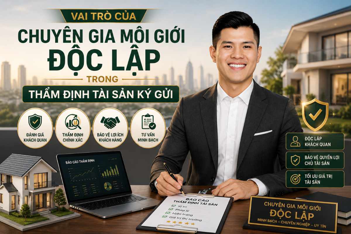 Vai Trò Của Chuyên Gia Môi Giới Độc Lập Trong Thẩm Định Tài Sản Ký Gửi