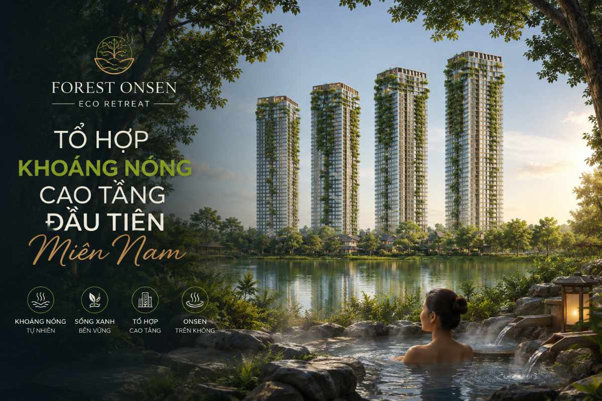 Forest Onsen Eco Retreat Tổ Hợp Khoáng Nóng Cao Tầng Đầu Tiên Miền Nam